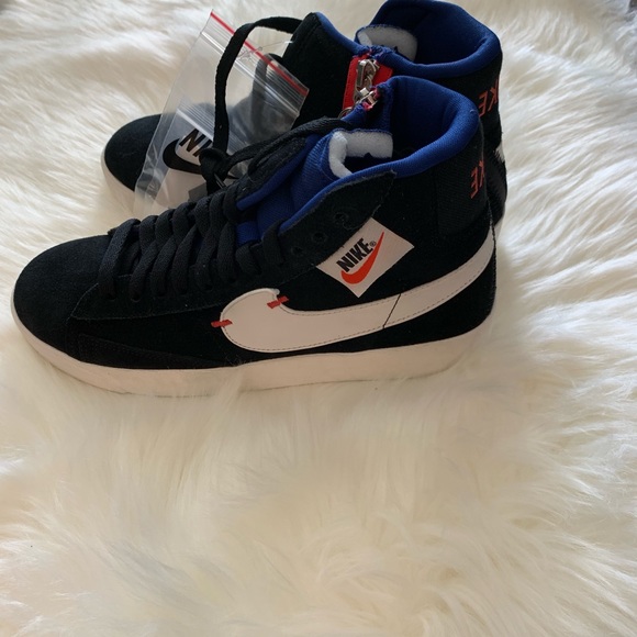 Nike Blazer Mid rebel women’s Black white casual - Picture 4 of 6